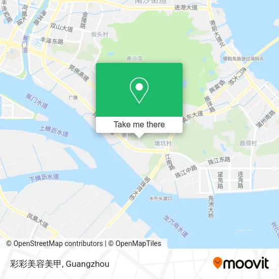 彩彩美容美甲 map