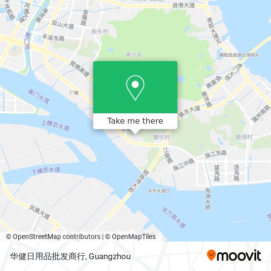 华健日用品批发商行 map