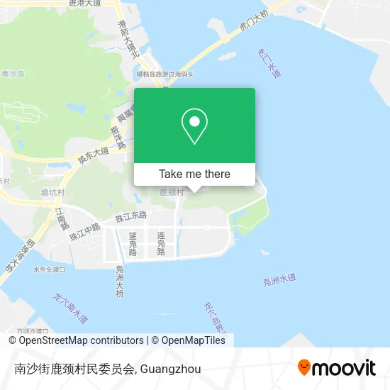 南沙街鹿颈村民委员会 map