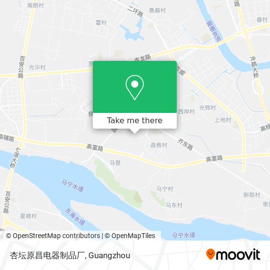 杏坛原昌电器制品厂 map