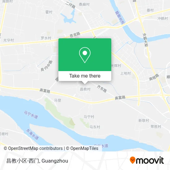 昌教小区-西门 map