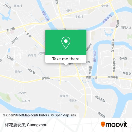 梅花鹿农庄 map