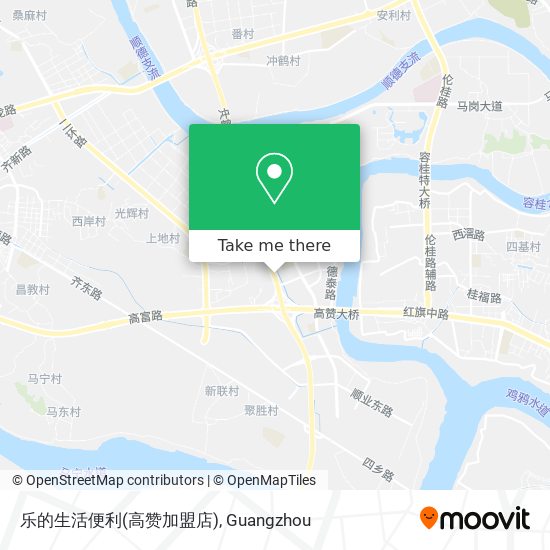 乐的生活便利(高赞加盟店) map