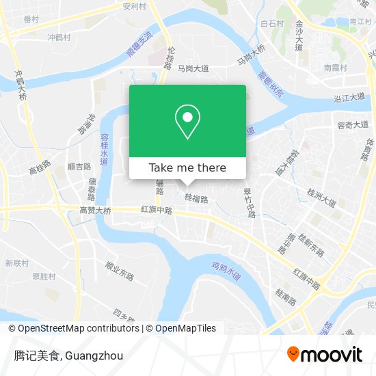 腾记美食 map
