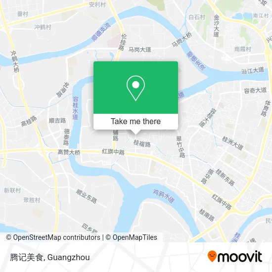 腾记美食 map