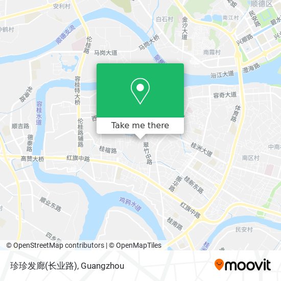 珍珍发廊(长业路) map