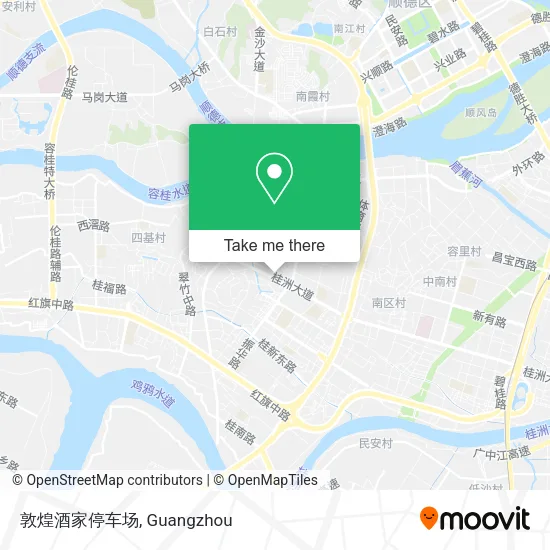 敦煌酒家停车场 map