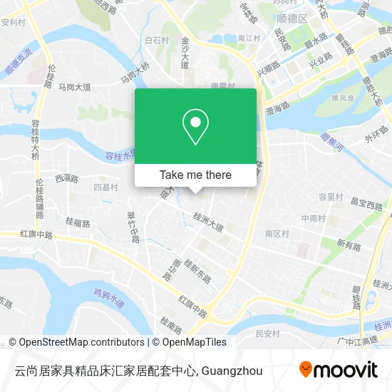 云尚居家具精品床汇家居配套中心 map