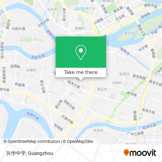 兴华中学 map
