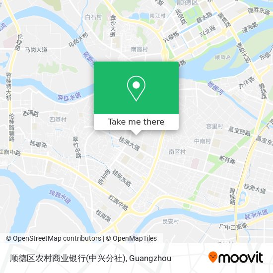 顺德区农村商业银行(中兴分社) map