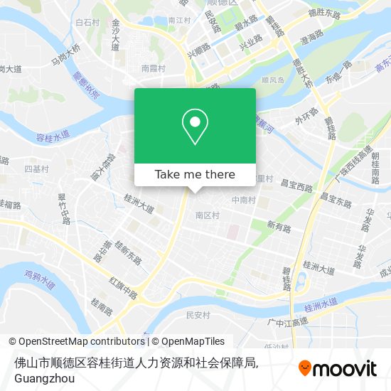 佛山市顺德区容桂街道人力资源和社会保障局 map