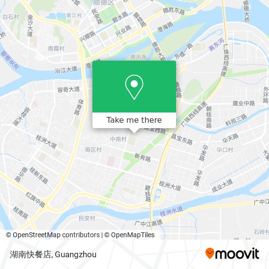 湖南快餐店 map