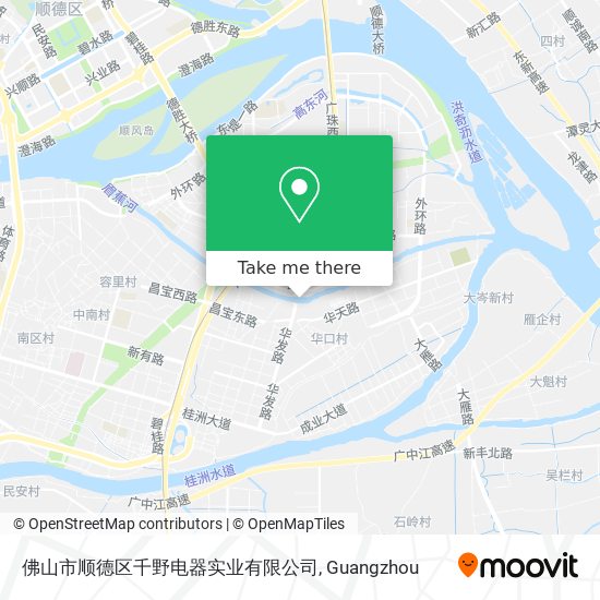 佛山市顺德区千野电器实业有限公司 map