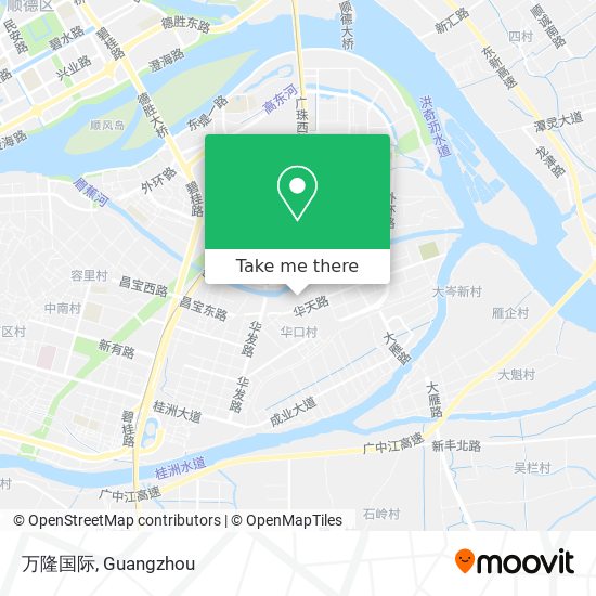 万隆国际 map