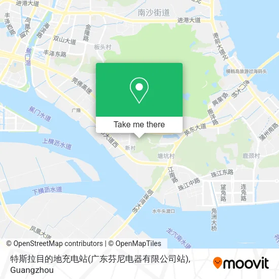 特斯拉目的地充电站(广东芬尼电器有限公司站) map