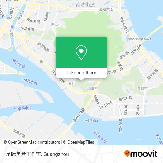 星际美发工作室 map