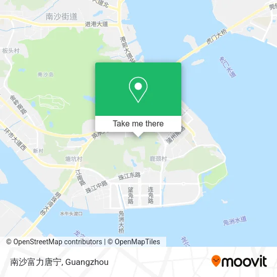 南沙富力唐宁 map