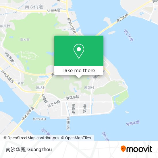 南沙华庭 map