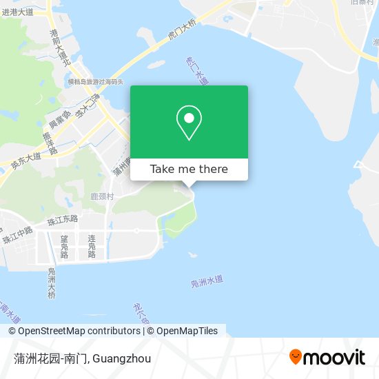 蒲洲花园-南门 map