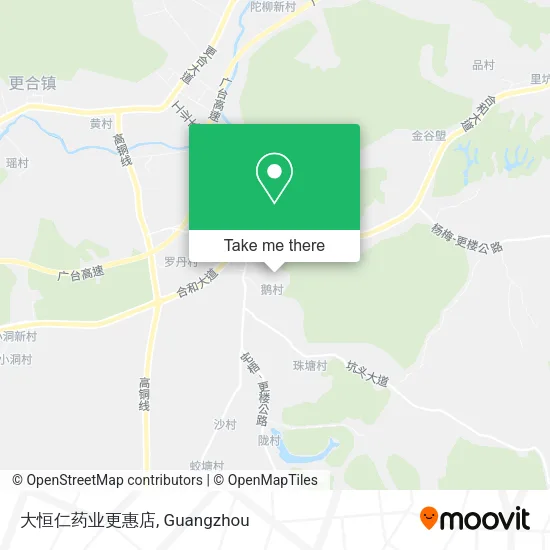 大恒仁药业更惠店 map