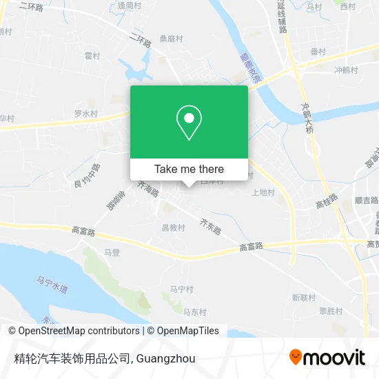 精轮汽车装饰用品公司 map