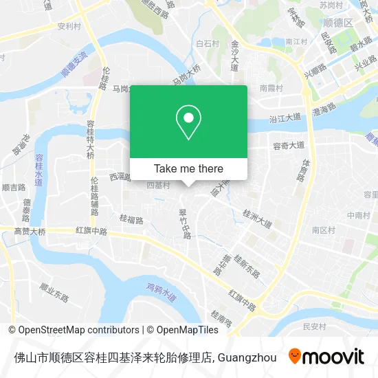 佛山市顺德区容桂四基泽来轮胎修理店 map