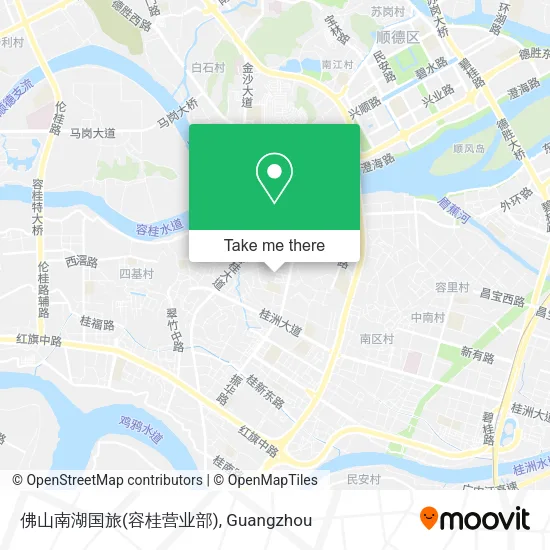 佛山南湖国旅(容桂营业部) map