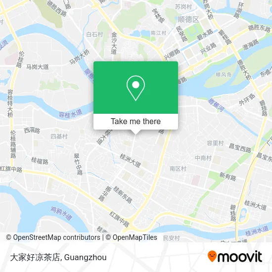 大家好凉茶店 map
