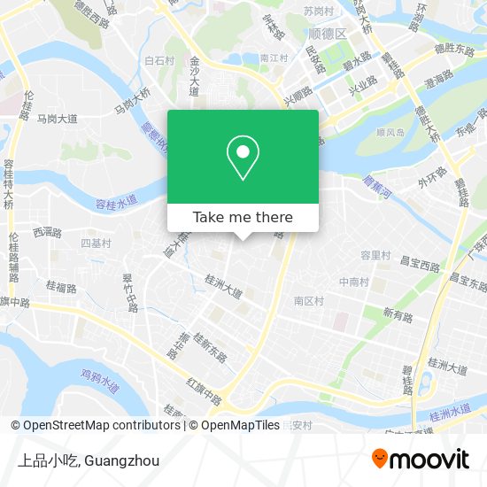 上品小吃 map