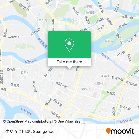 建华五金电器 map