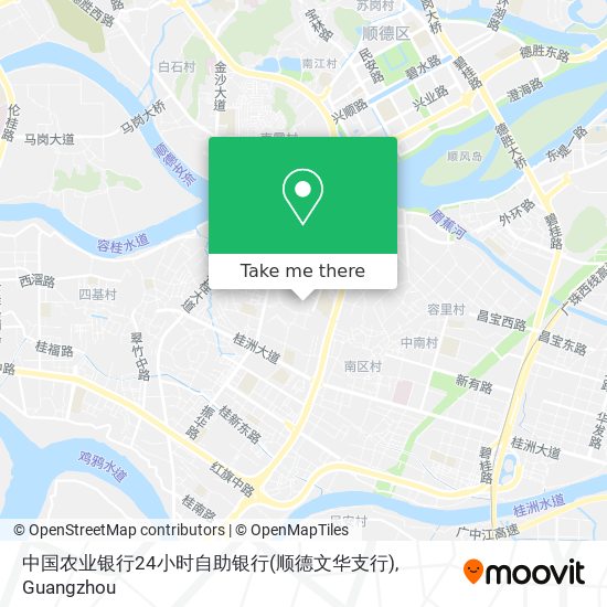 中国农业银行24小时自助银行(顺德文华支行) map