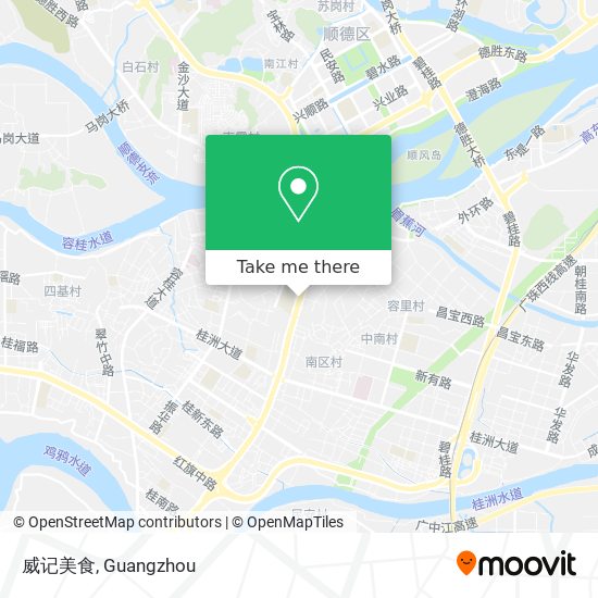 威记美食 map