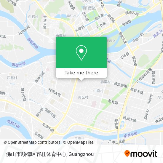 佛山市顺德区容桂体育中心 map