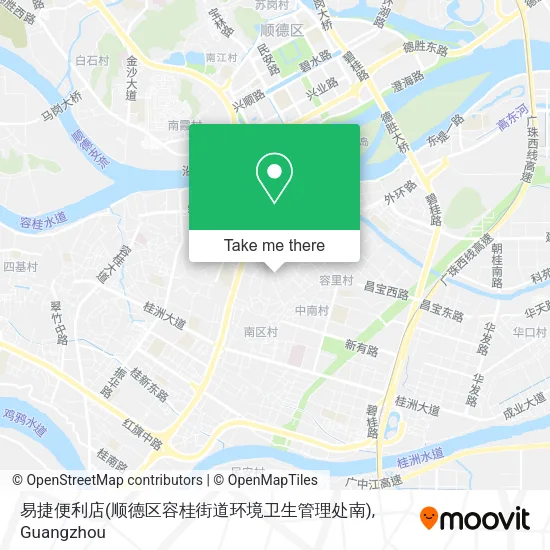 易捷便利店(顺德区容桂街道环境卫生管理处南) map