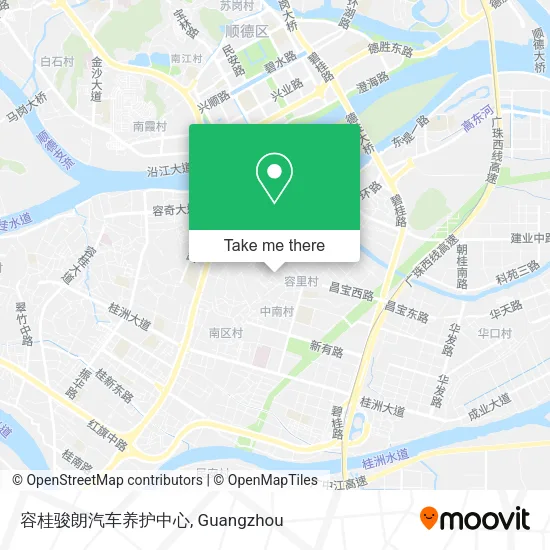 容桂骏朗汽车养护中心 map