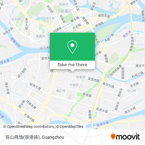 容山商场(容港路) map