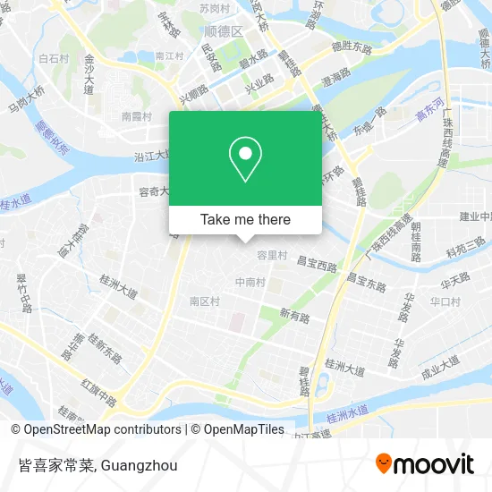 皆喜家常菜 map