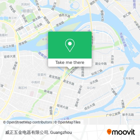 威正五金电器有限公司 map