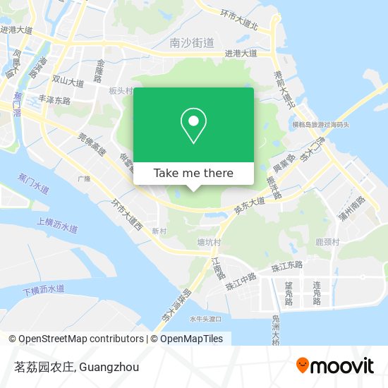 茗荔园农庄 map