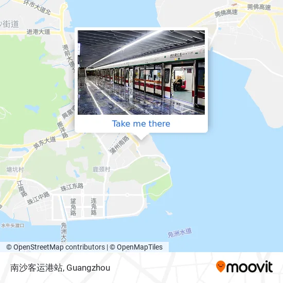 南沙客运港站 map