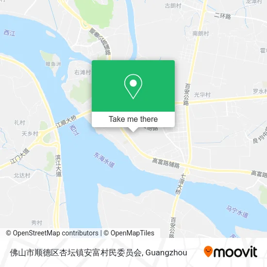 佛山市顺德区杏坛镇安富村民委员会 map