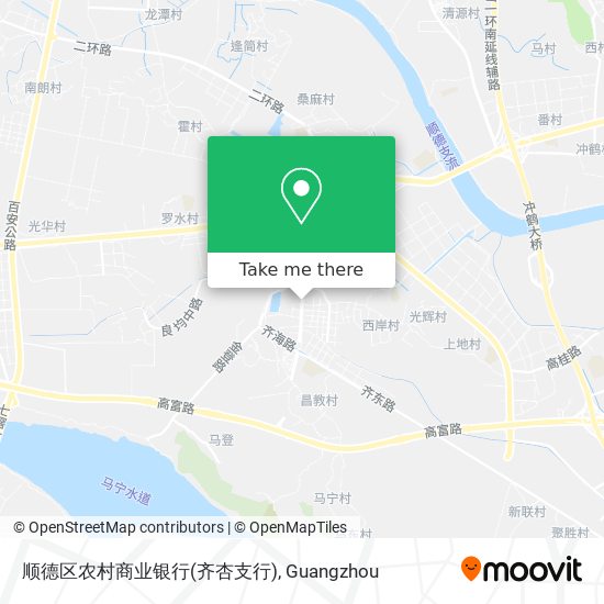 顺德区农村商业银行(齐杏支行) map