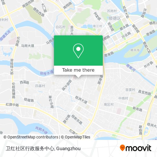 卫红社区行政服务中心 map