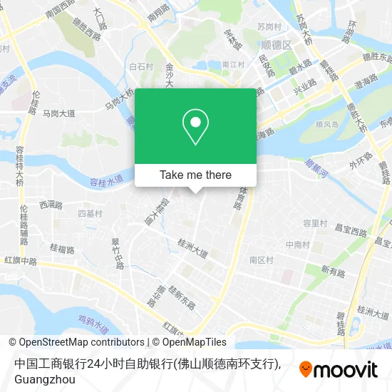 中国工商银行24小时自助银行(佛山顺德南环支行) map