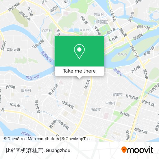 比邻客栈(容桂店) map