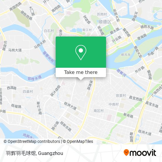 羽辉羽毛球馆 map