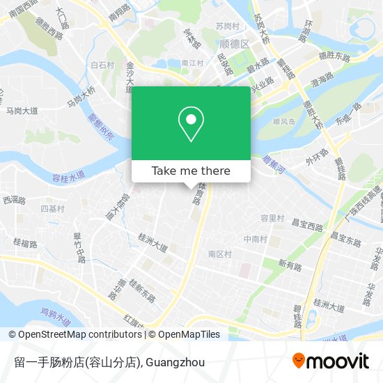 留一手肠粉店(容山分店) map