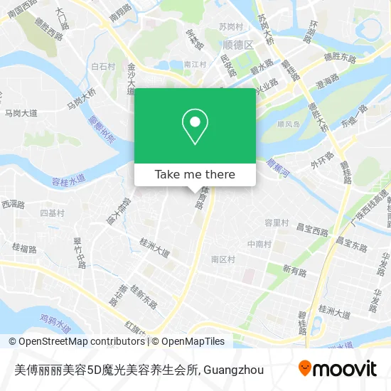 美傅丽丽美容5D魔光美容养生会所 map