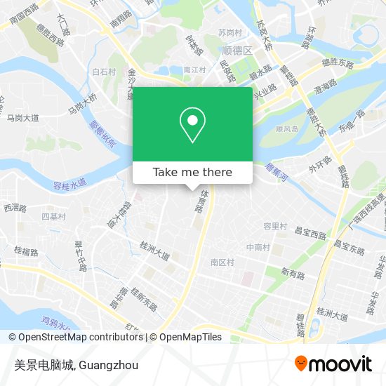 美景电脑城 map