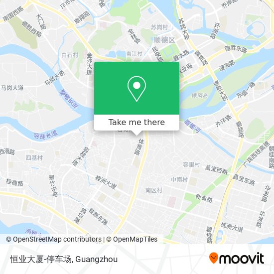 恒业大厦-停车场 map